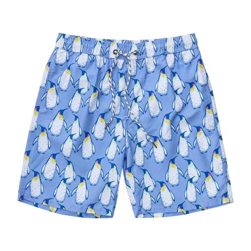 Snapper Rock Men’s Penguin Patrol Swim Trunks