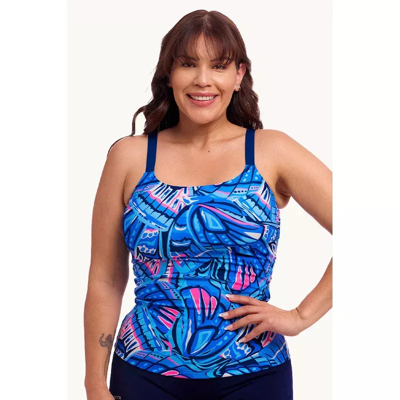 Soaring Hi Scoop Neck Tankini Separate