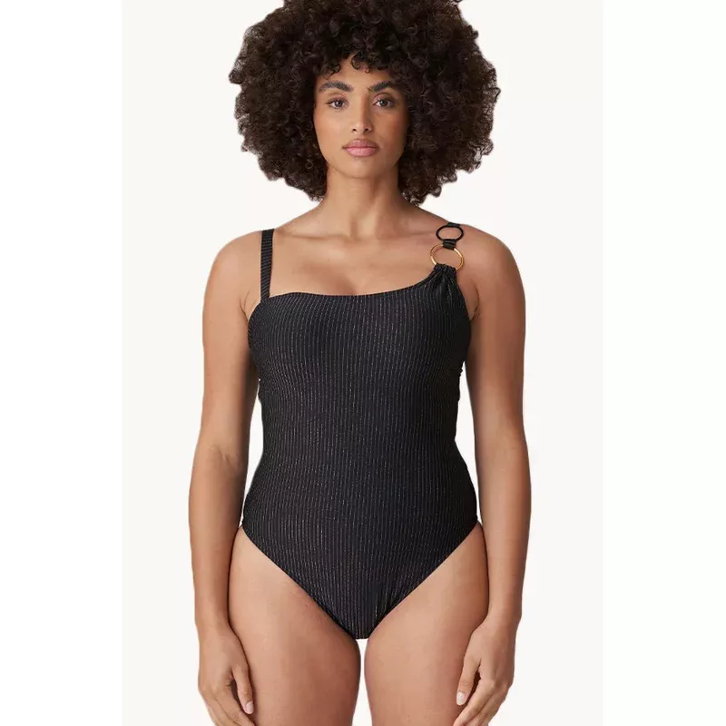 Solta F Cup Ring One Shoulder One Piece
