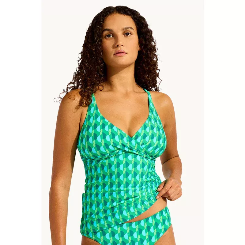 Sorrento Multi Fit Wrap Front Tankini Separate