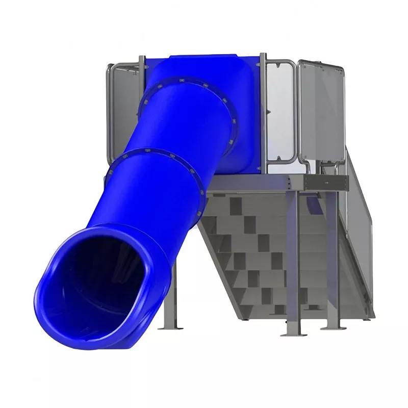 Spectrum Single Flume Left Rear Stair Pool Slide