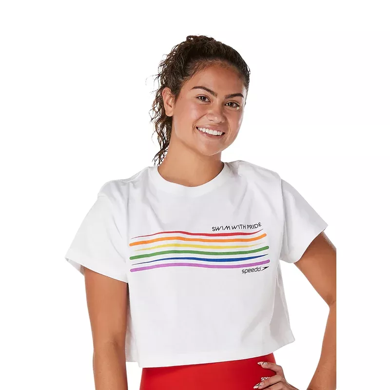 Speedo Women’s Pride Cropped Tee