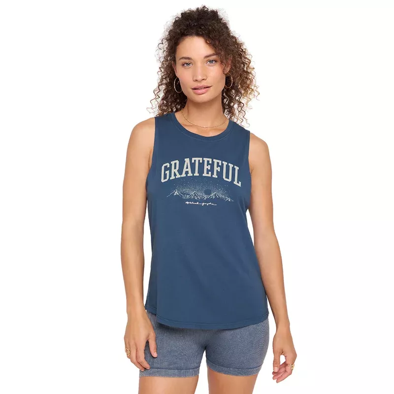Spiritual Gangster Grateful Jade Muscle Tank