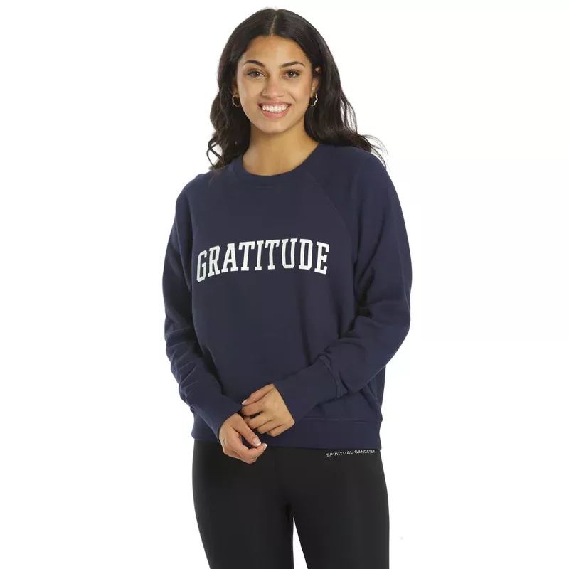 Spiritual Gangster Gratitude Bridget Raglan Pullover