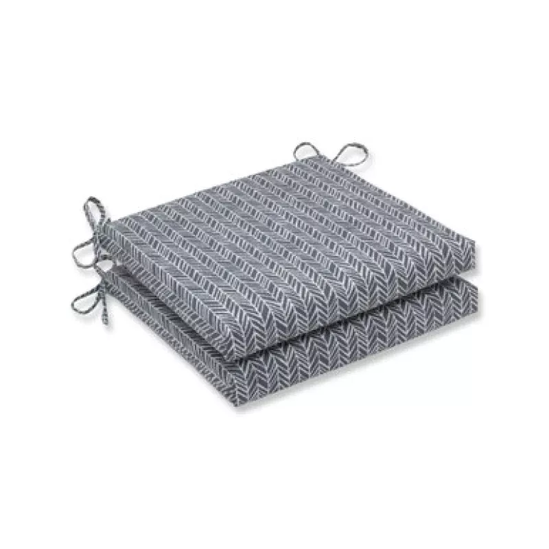 Squared Corners Seat Cushions – 20 – Stone Gray & Pearly White | Pool Central