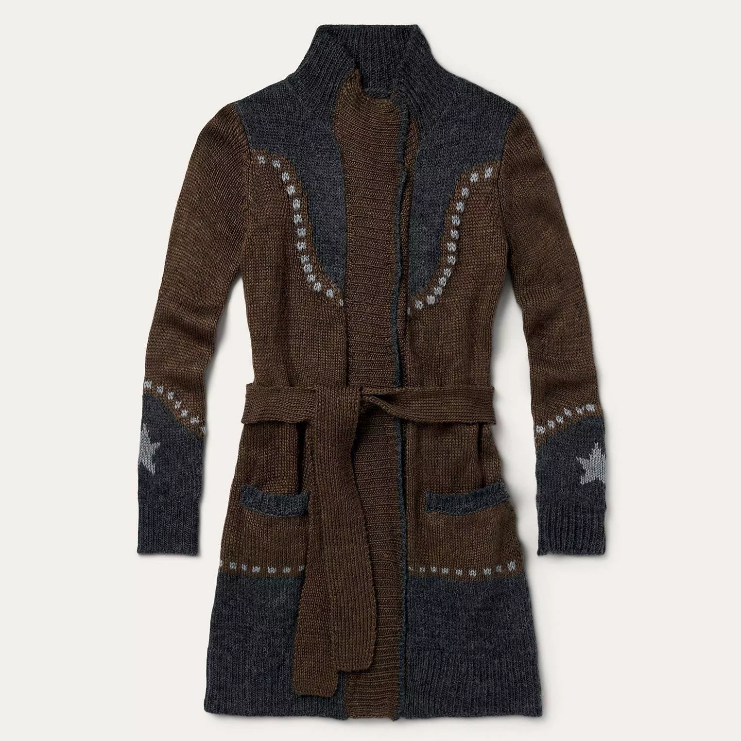 Stetson Vintage Steer Head Cardigan