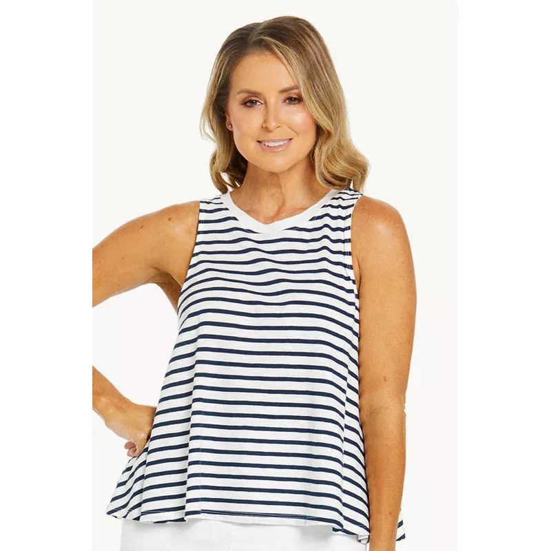 Stripe Swing Cotton Tank