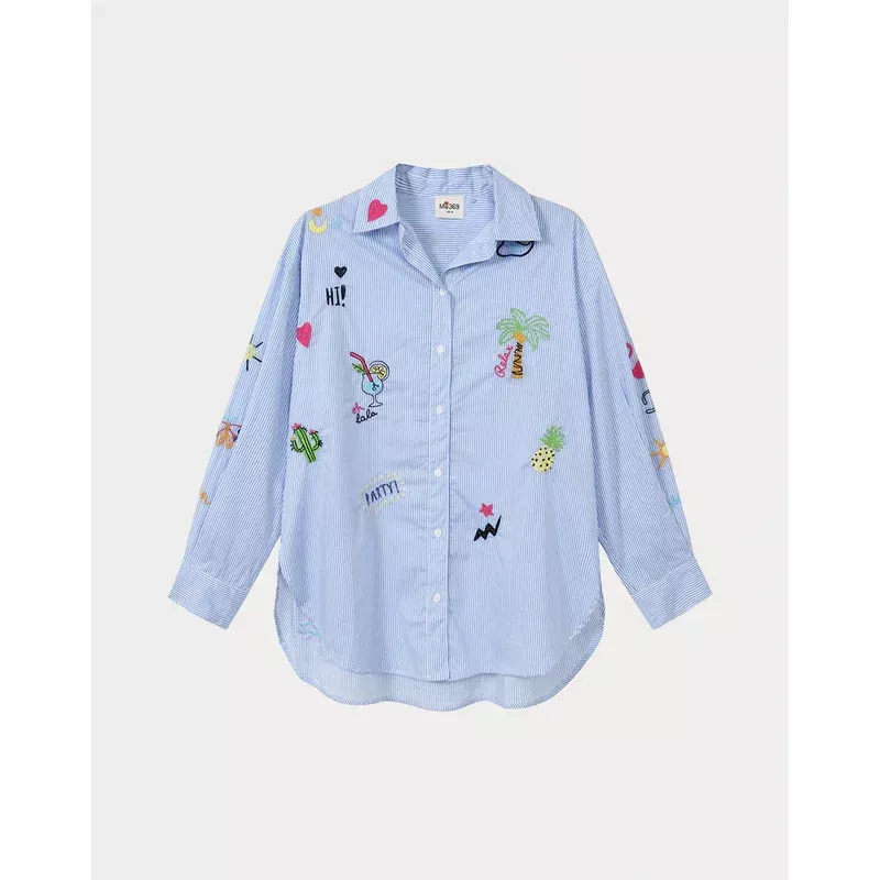 STRIPED OVERSIZED MADISON SHIRT