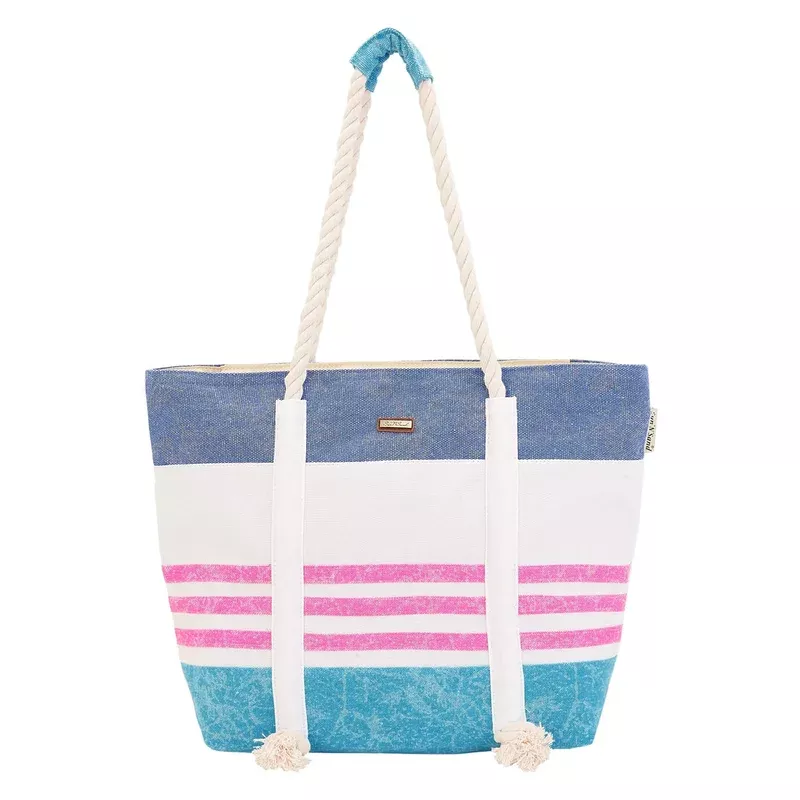 Sun N Sand Pastel Colored Stripe Shoulder Bag