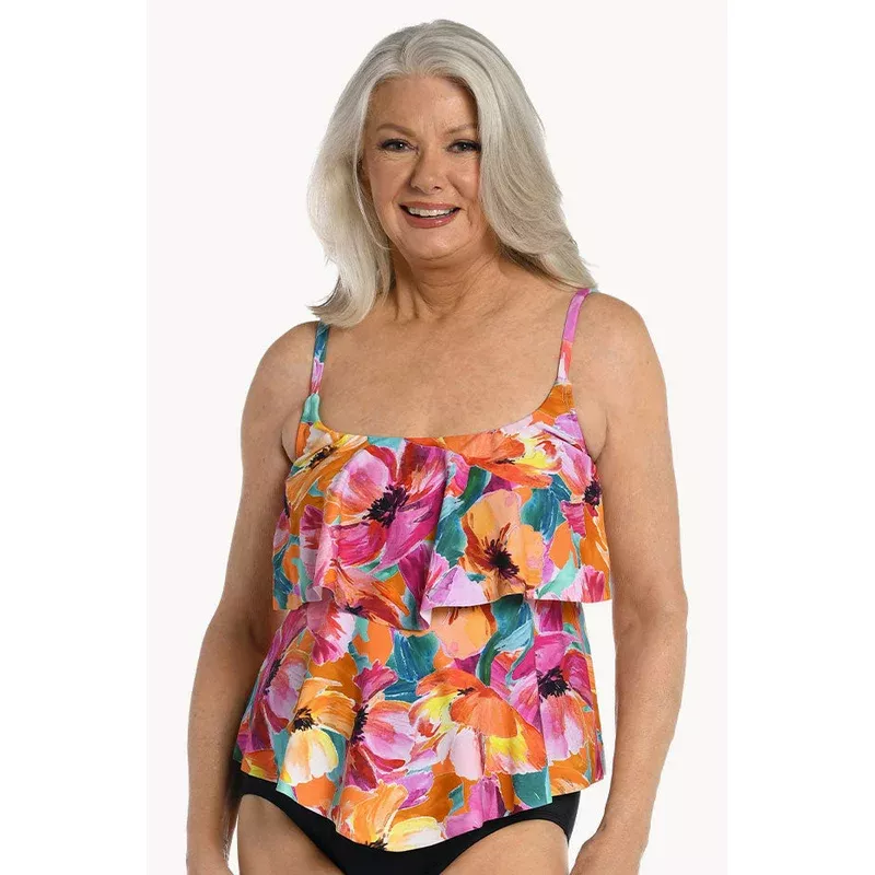 Sunset Bouquet Tiered Tankini Separate