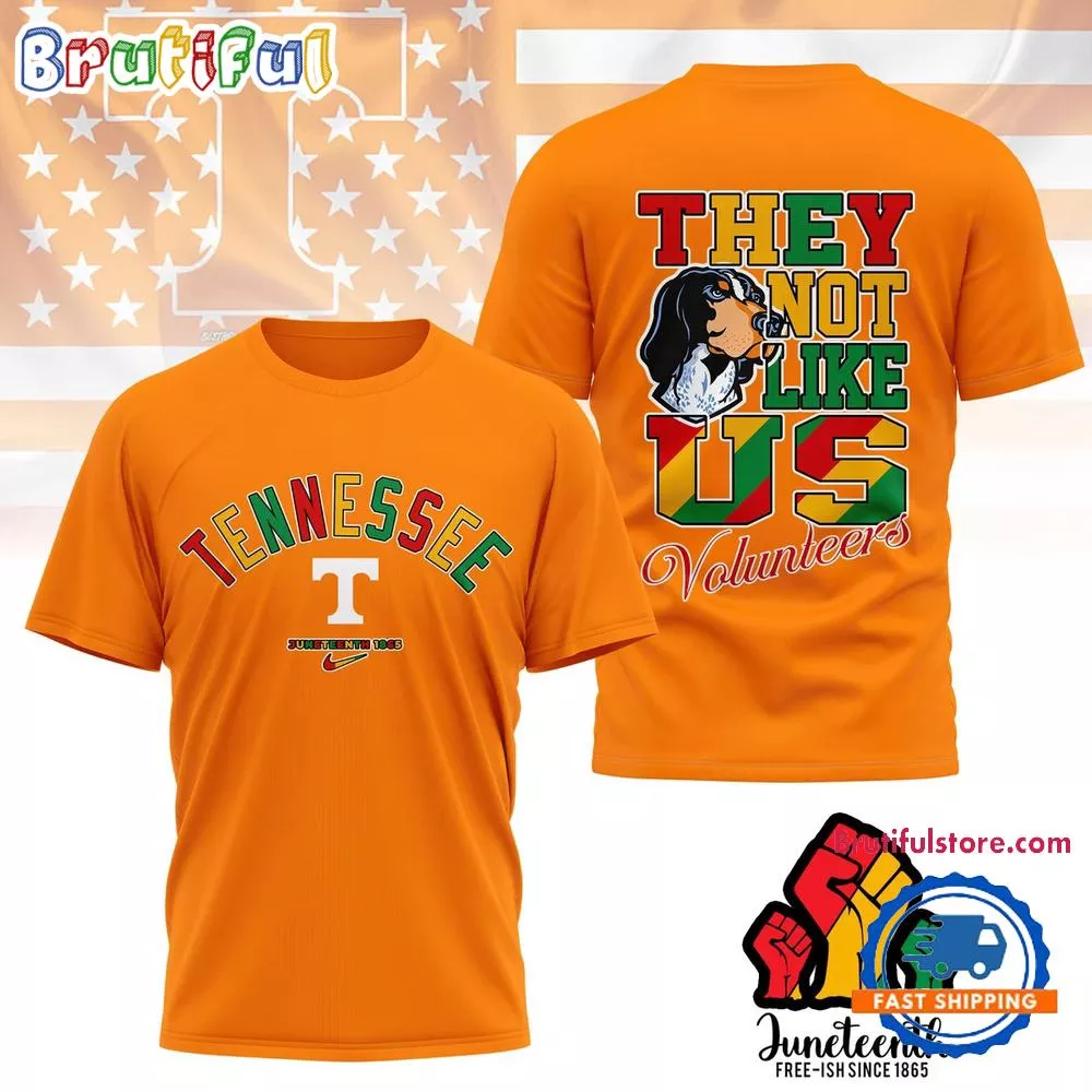 Tennessee Volunteers Juneteenth Freedom Day 3D Shirt