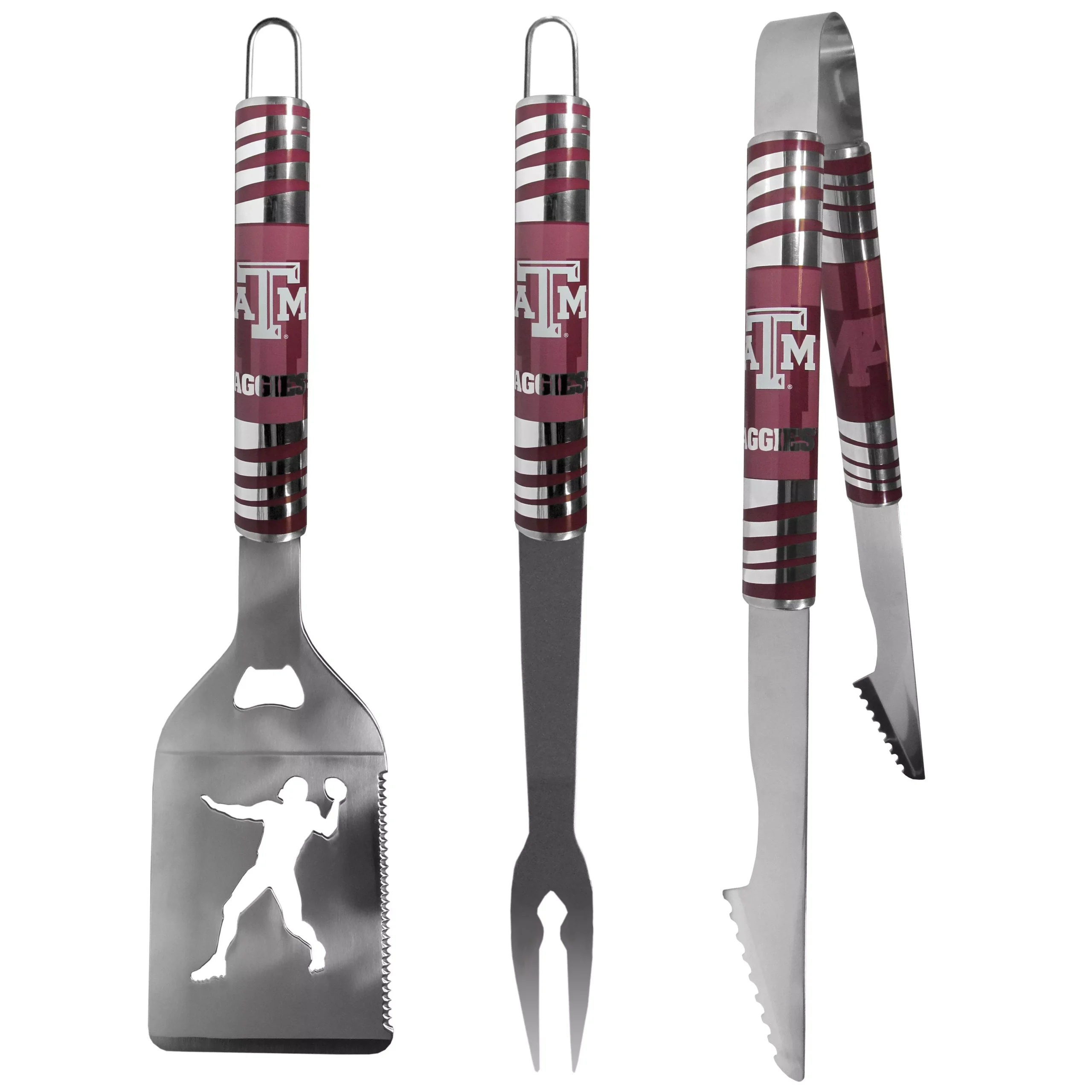 Texas A & M Aggies 3 pc Tailgater BBQ Tools