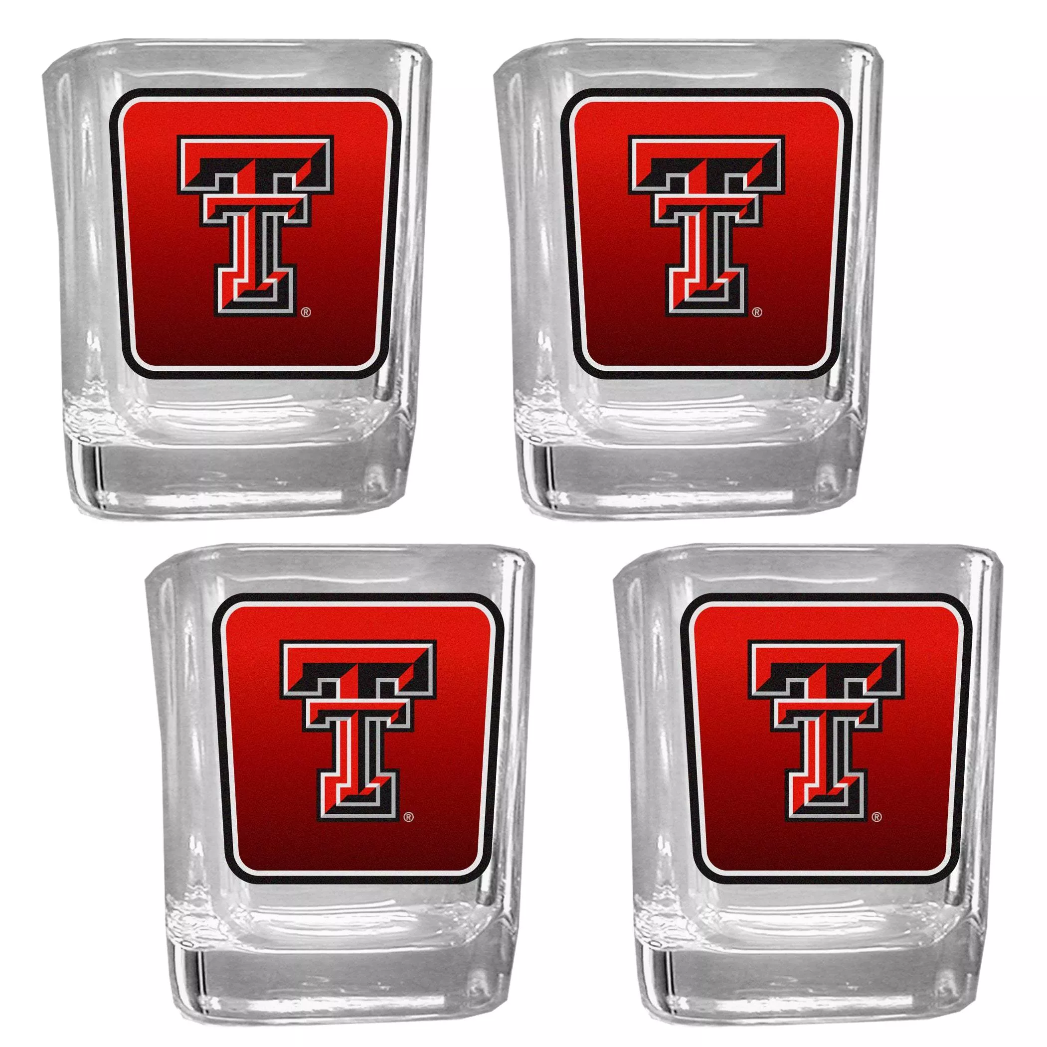 Texas Tech Raiders Team Shot Glass 4 pk