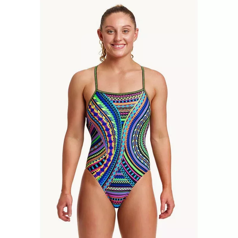 Tribal Revival Strapped In One Piece