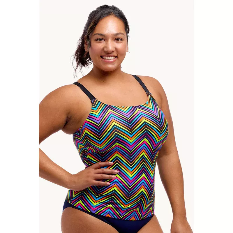 Up Down Scoop Neck Tankini Separate