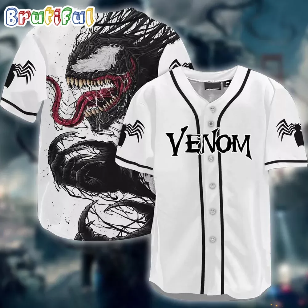 Venom Baseball Jersey, Venom The Last Dance Jersey