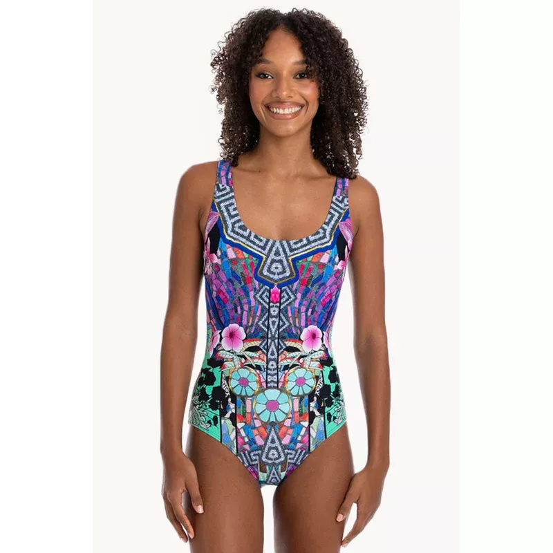 Verona French Square Neck One Piece