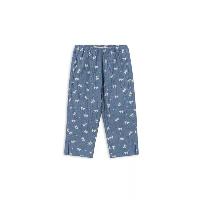 VIDA PANTS – boucle blue