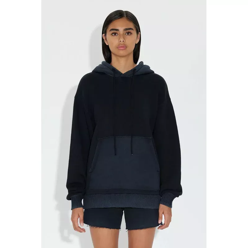 VINTAGE BLACK BROOKLYN OVERSIZED HOODIE