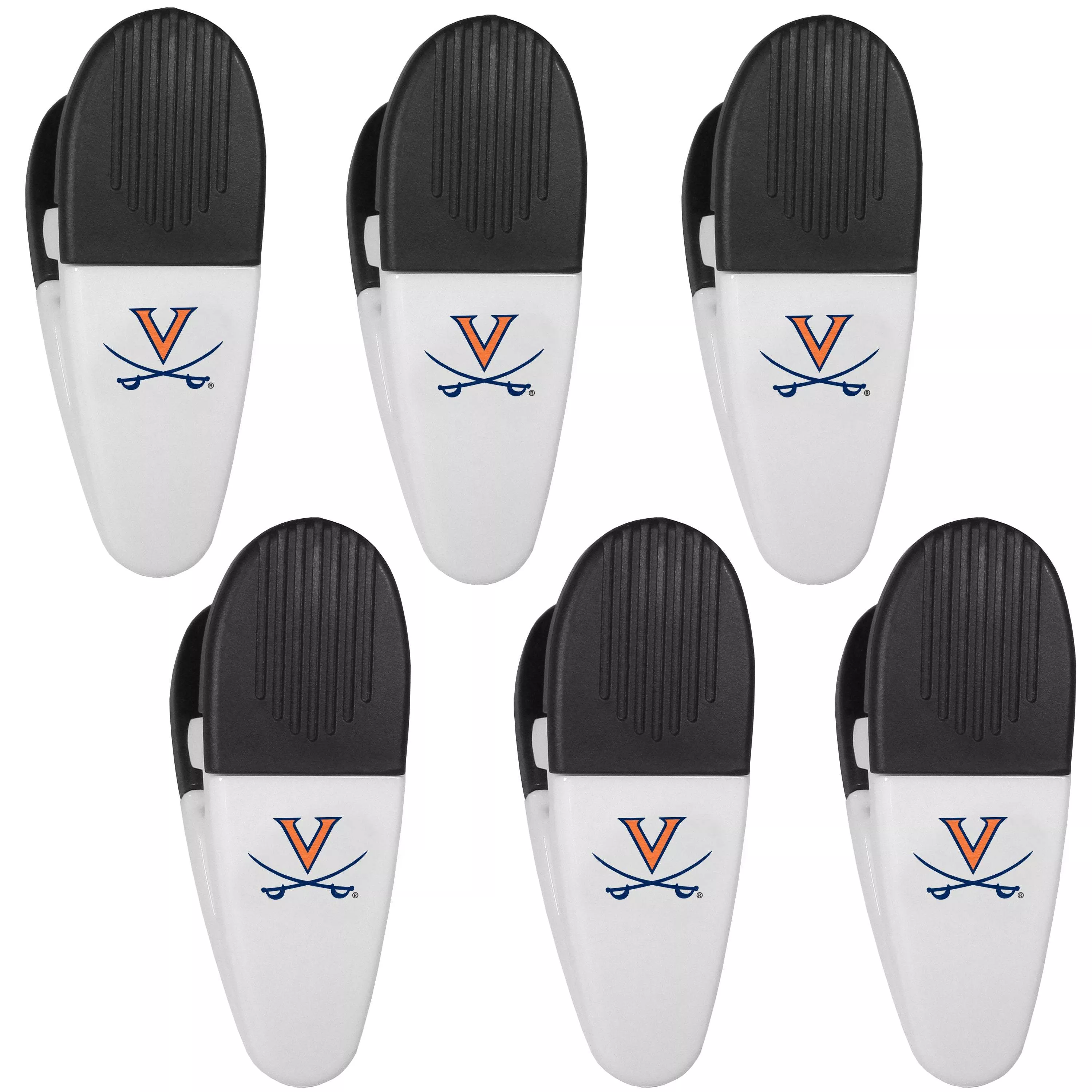 Virginia Cavaliers Chip Clip Magnets, 6pk