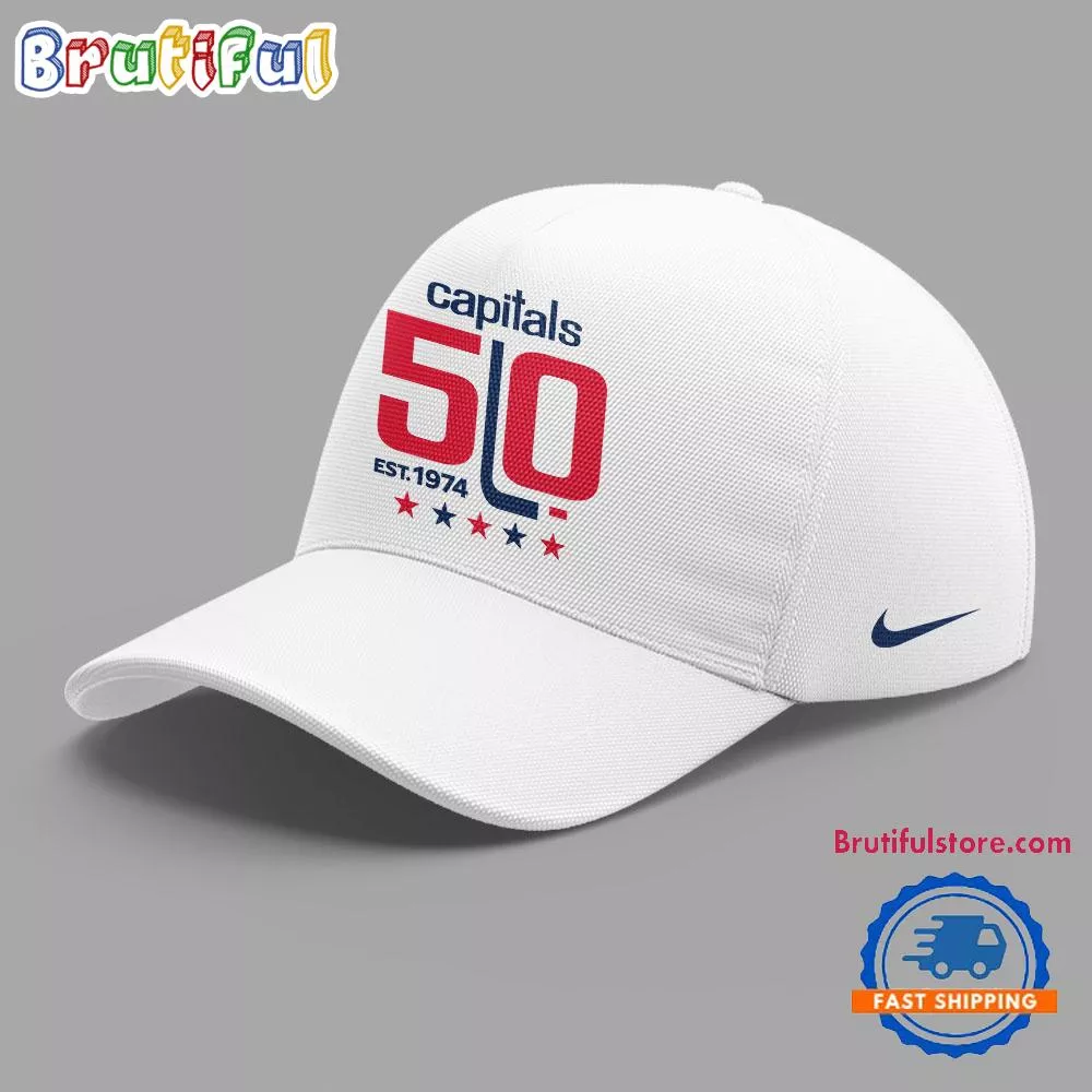Washington Capitals 50th Anniversary Cap Hats