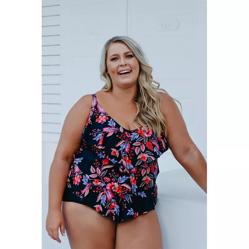 Wild Berries Tiered Tankini Separate