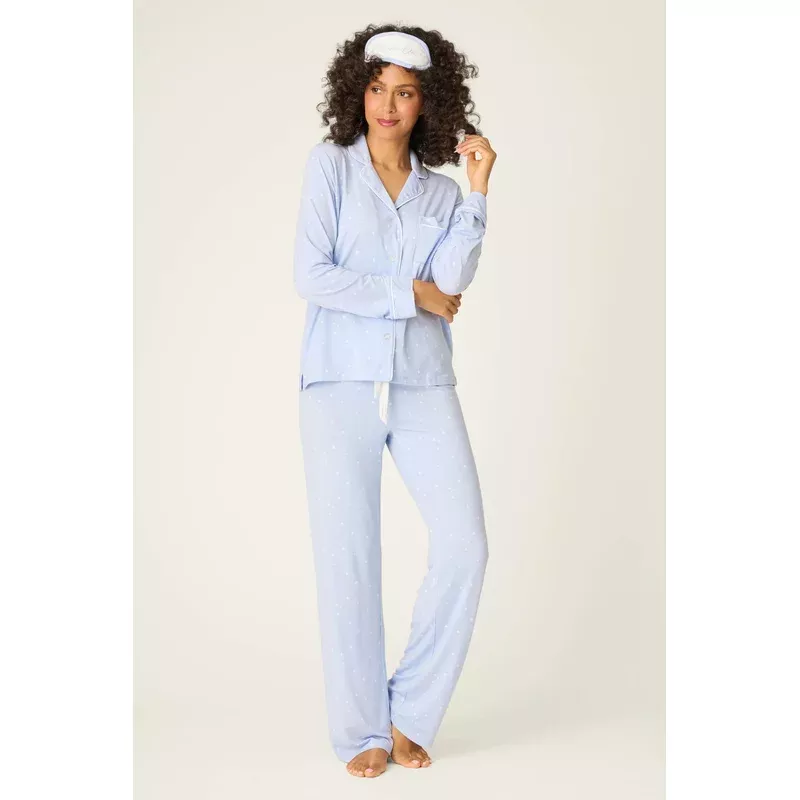 WOMENS BLUE STARS PJ SET