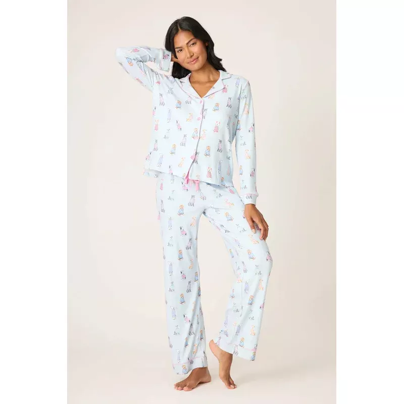 WOMENS DOGGONE BLUE PJ SET