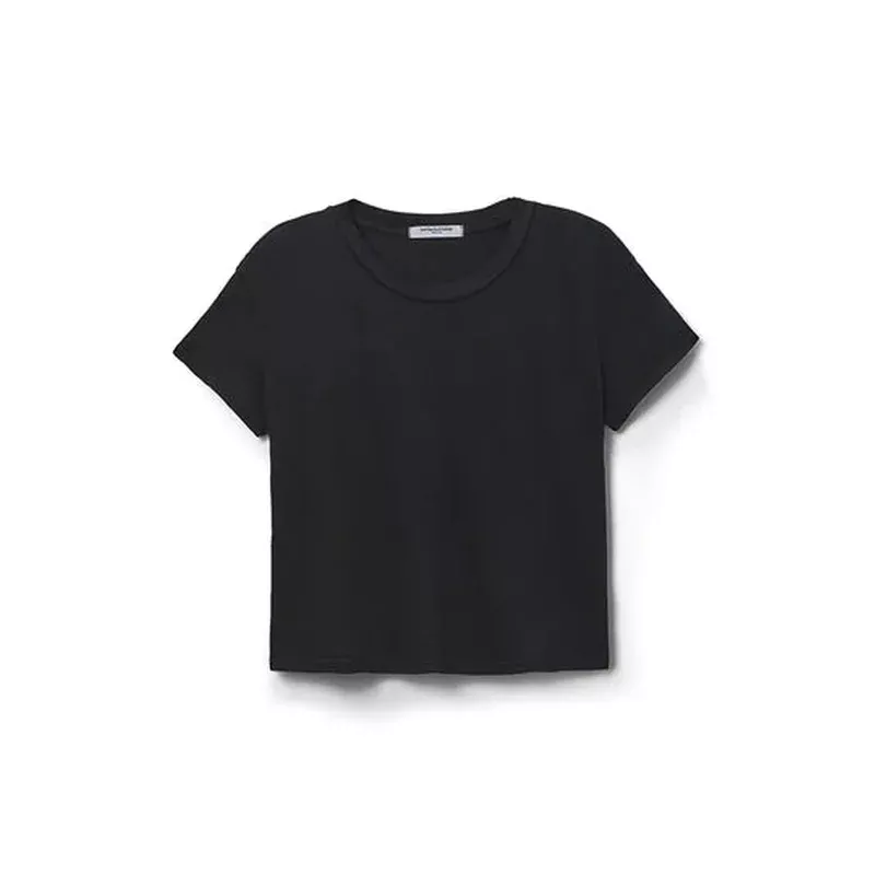 WOMENS HARLEY BOXY CREW TEE – BLACK
