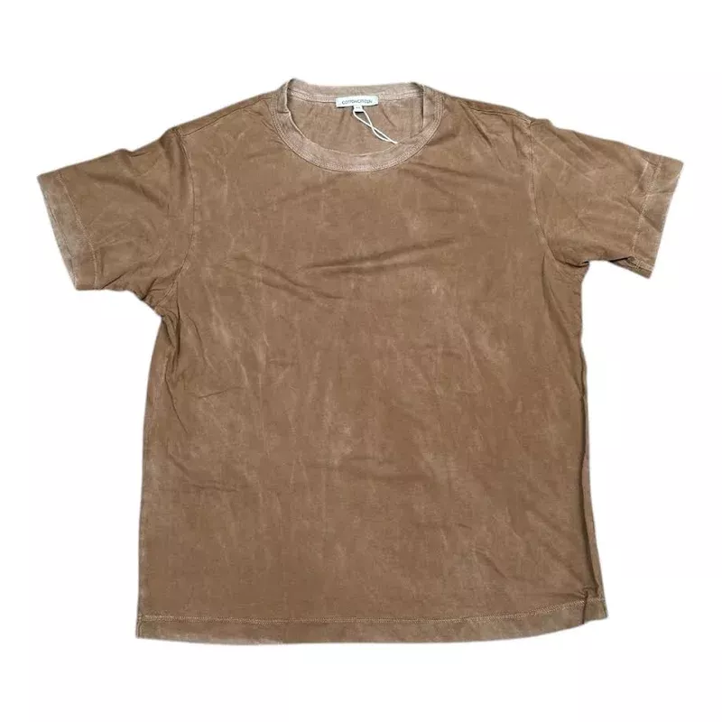 WOMENS VINTAGE CAMEL OVERSIZED TEE
