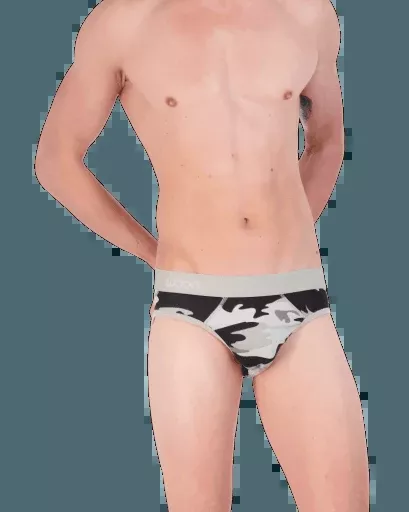 Wood Underwear ghost camo hip brief