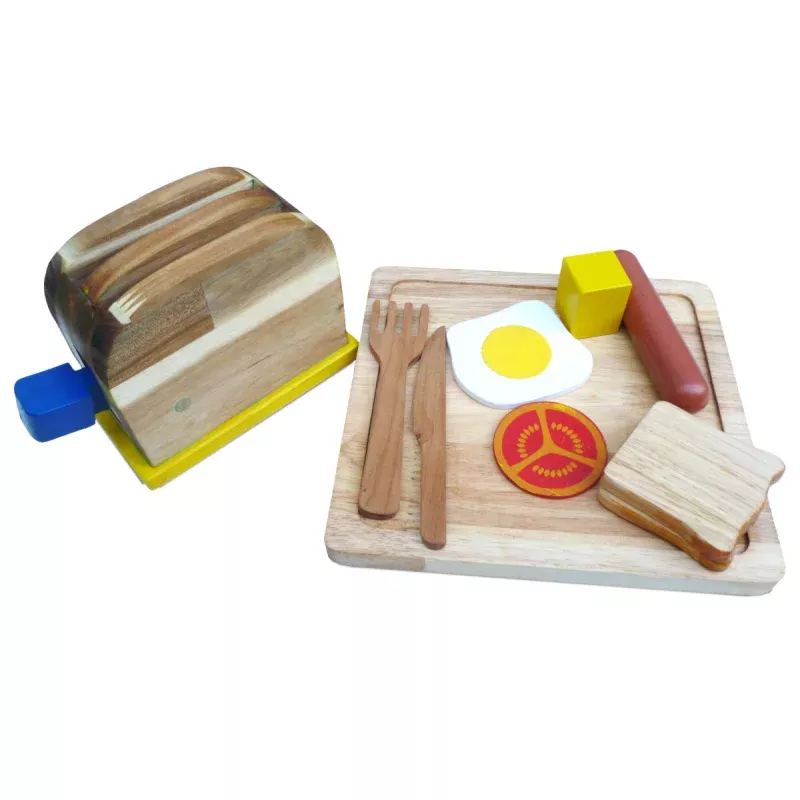 Wooden Kids Breakfast Play Set