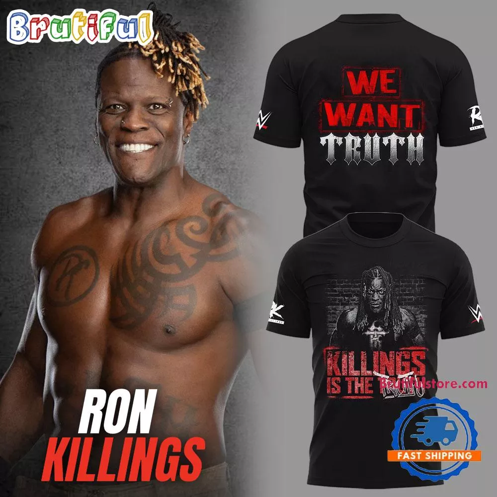 WWE Ron Killings We Want Truth T Shirt