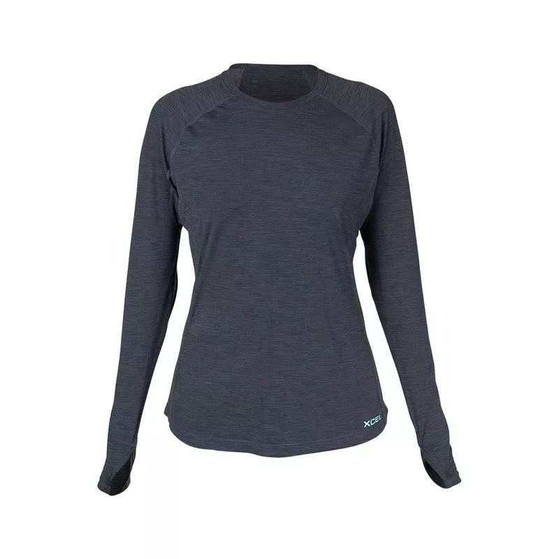 Xcel Women’s Heathered Ventx Long Sleeve UV Rashguard
